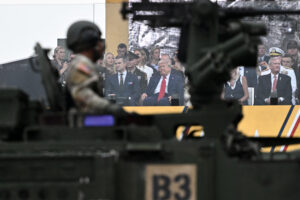 Tanks, guns and face-painting