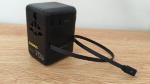 This Baseus adapter’s retractable cable solved my biggest travel annoyance and it’s 43% off right now